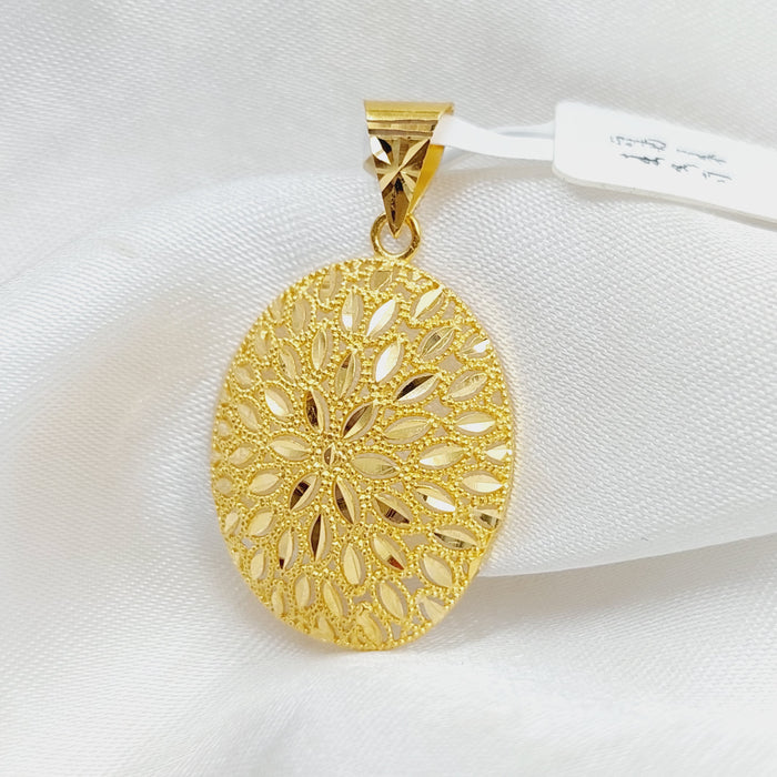 21K Fancy Pendant Made of 21K Yellow Gold by Saeed Jewelry-26910