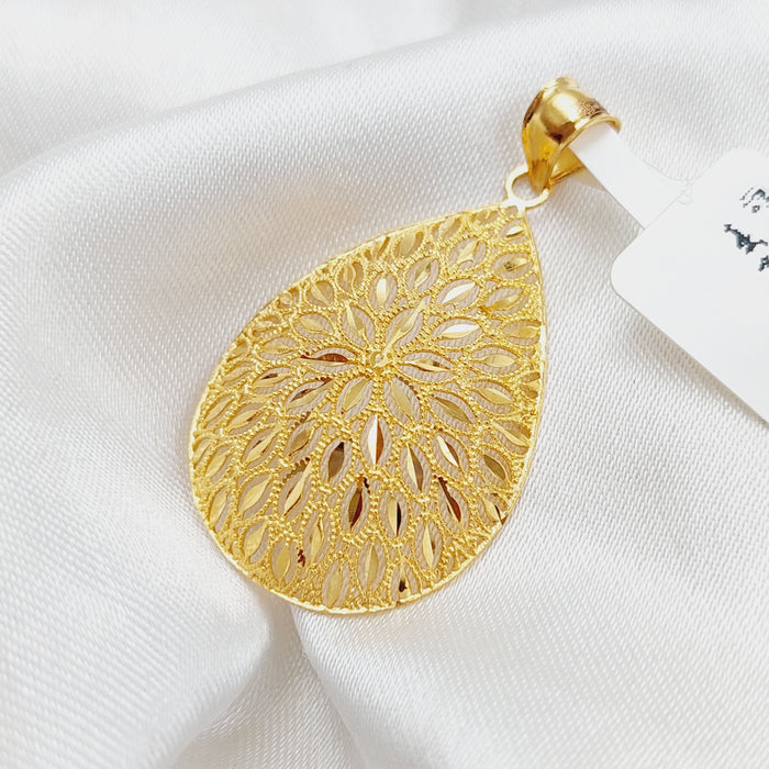 21K Fancy Pendant Made of 21K Yellow Gold by Saeed Jewelry-25684