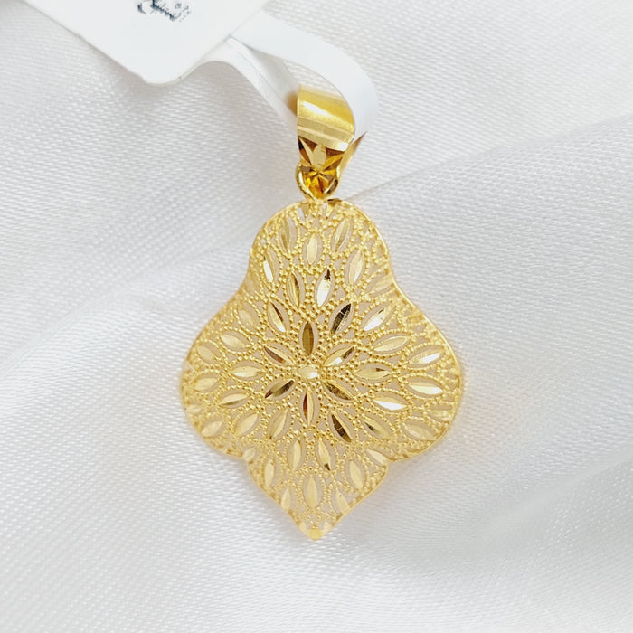 21K Fancy Pendant Made of 21K Yellow Gold by Saeed Jewelry-26911