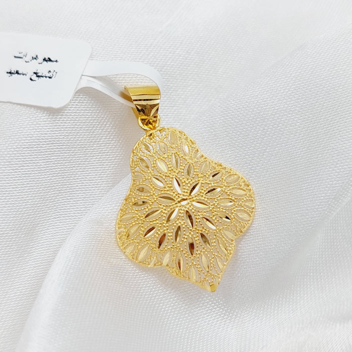 21K Fancy Pendant Made of 21K Yellow Gold by Saeed Jewelry-26911
