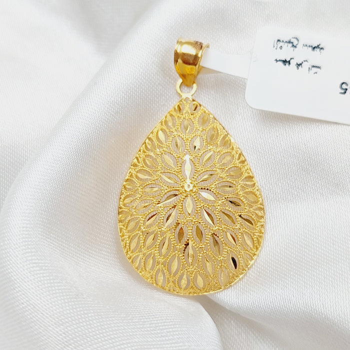 21K Fancy Pendant Made of 21K Yellow Gold by Saeed Jewelry-25684