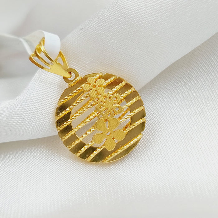 21K Fancy Pendant Made of 21K Yellow Gold by Saeed Jewelry-25462