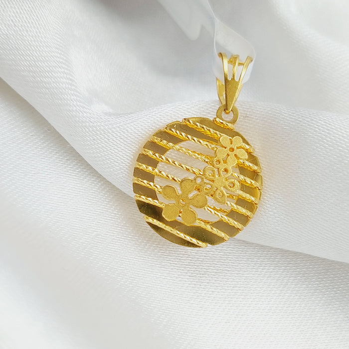 21K Fancy Pendant Made of 21K Yellow Gold by Saeed Jewelry-25462