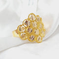 21K Fancy Ring Made of 21K Yellow Gold by Saeed Jewelry-26340