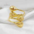 21K Fancy Ring Made of 21K Yellow Gold by Saeed Jewelry-26589