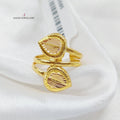 21K Fancy Ring Made of 21K Yellow Gold by Saeed Jewelry-26595