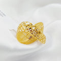 21K Fancy Ring Made of 21K Yellow Gold by Saeed Jewelry-26431
