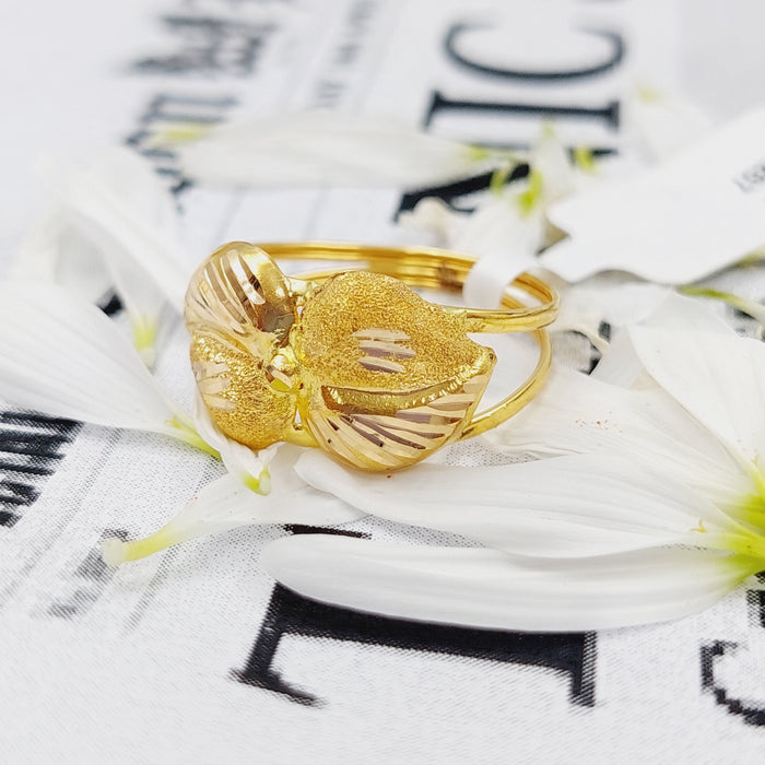 21K Fancy Ring Made of 21K Yellow Gold by Saeed Jewelry-26267