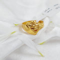 21K Fancy Ring Made of 21K Yellow Gold by Saeed Jewelry-26214