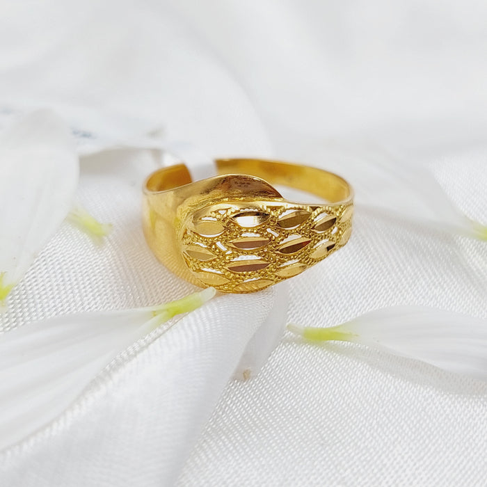 21K Fancy Ring Made of 21K Yellow Gold by Saeed Jewelry-26225