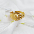 21K Fancy Ring Made of 21K Yellow Gold by Saeed Jewelry-26225