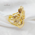 21K Fancy Ring Made of 21K Yellow Gold by Saeed Jewelry-26091