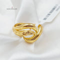 21K Fancy Ring Made of 21K Yellow Gold by Saeed Jewelry-27050