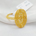 21K Fancy Ring Made of 21K Yellow Gold by Saeed Jewelry-25416