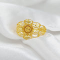 21K Fancy Ring Made of 21K Yellow Gold by Saeed Jewelry-26508