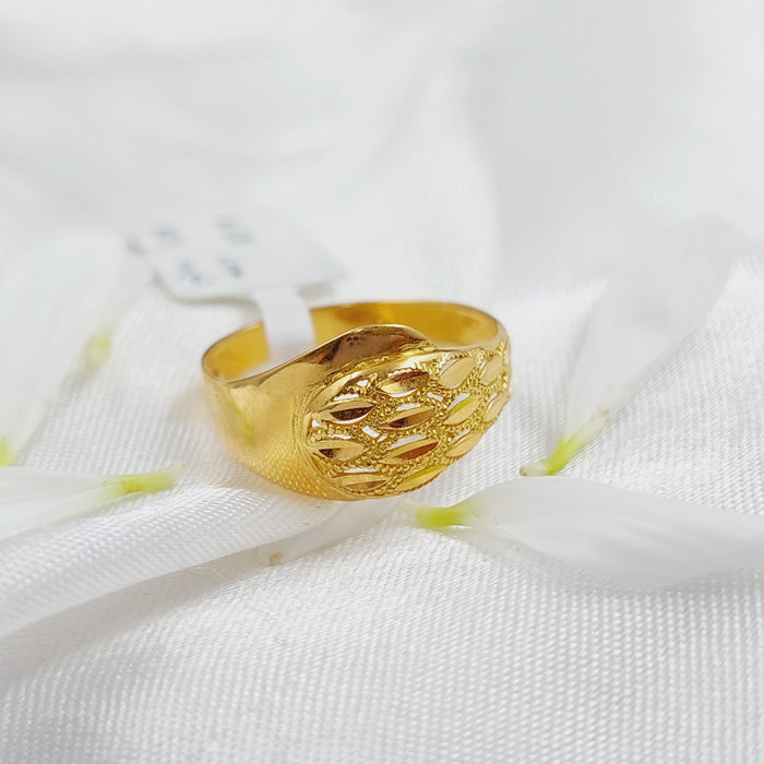 21K Fancy Ring Made of 21K Yellow Gold by Saeed Jewelry-26225