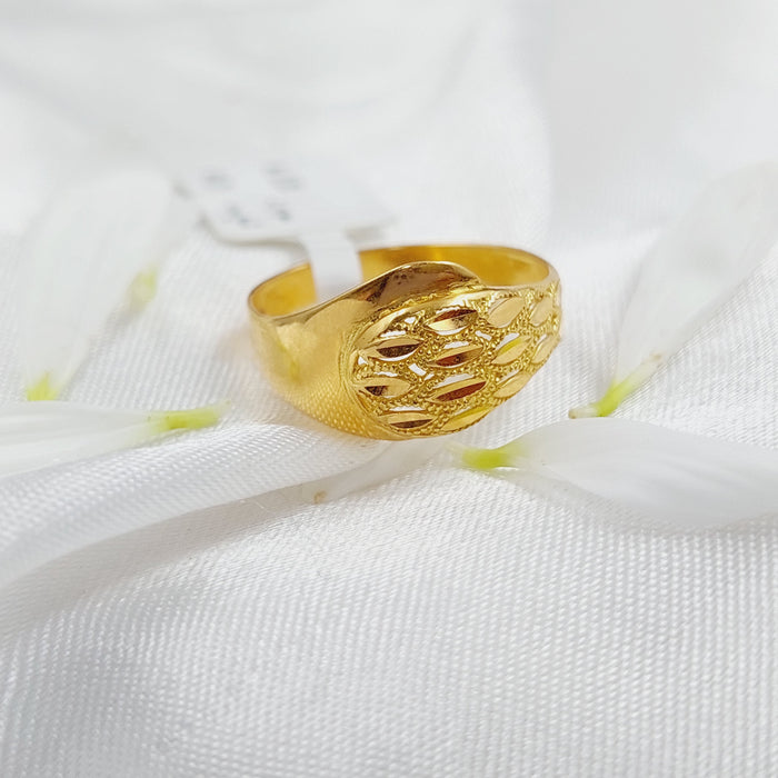 21K Fancy Ring Made of 21K Yellow Gold by Saeed Jewelry-26225