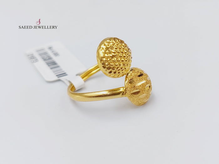 21K Gold Fancy Ring by Saeed Jewelry - Image 3