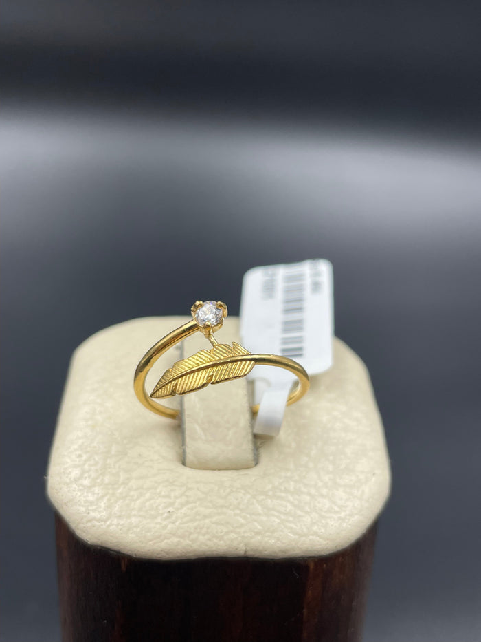 21K Fancy Ring Made of 21K Yellow Gold by Saeed Jewelry-21051