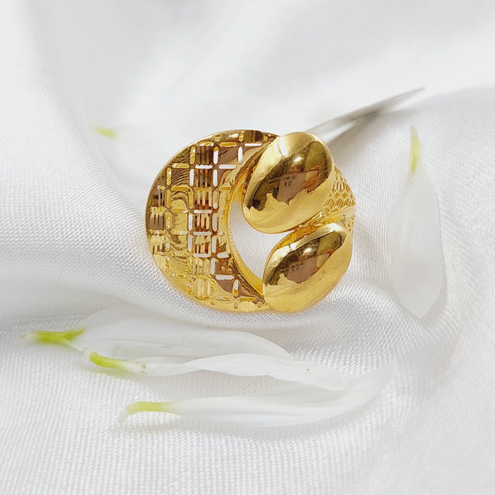 21K Fancy Ring Made of 21K Yellow Gold by Saeed Jewelry-26209