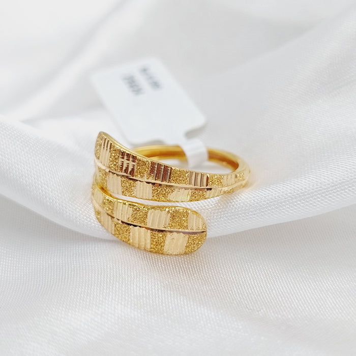 21K Fancy Ring Made of 21K Yellow Gold by Saeed Jewelry-25924