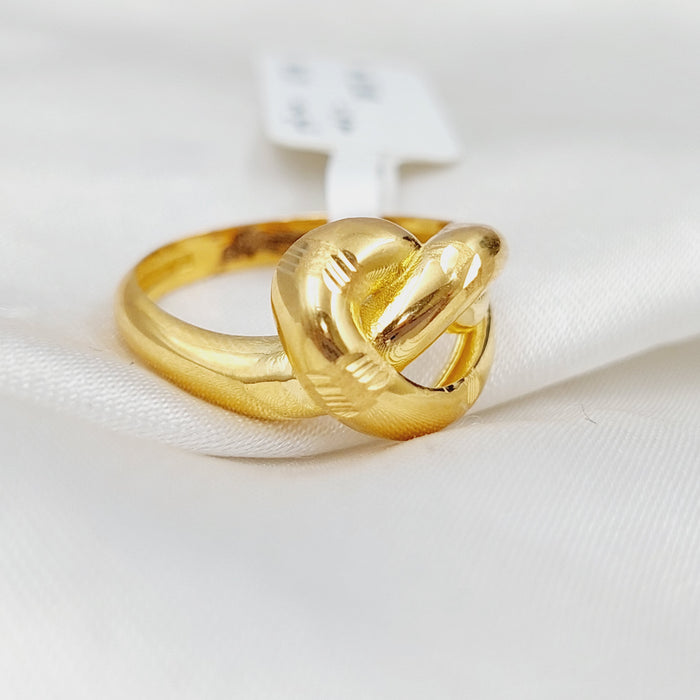 21K Fancy Ring Made of 21K Yellow Gold by Saeed Jewelry-25642