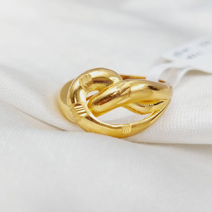 21K Fancy Ring Made of 21K Yellow Gold by Saeed Jewelry-25642