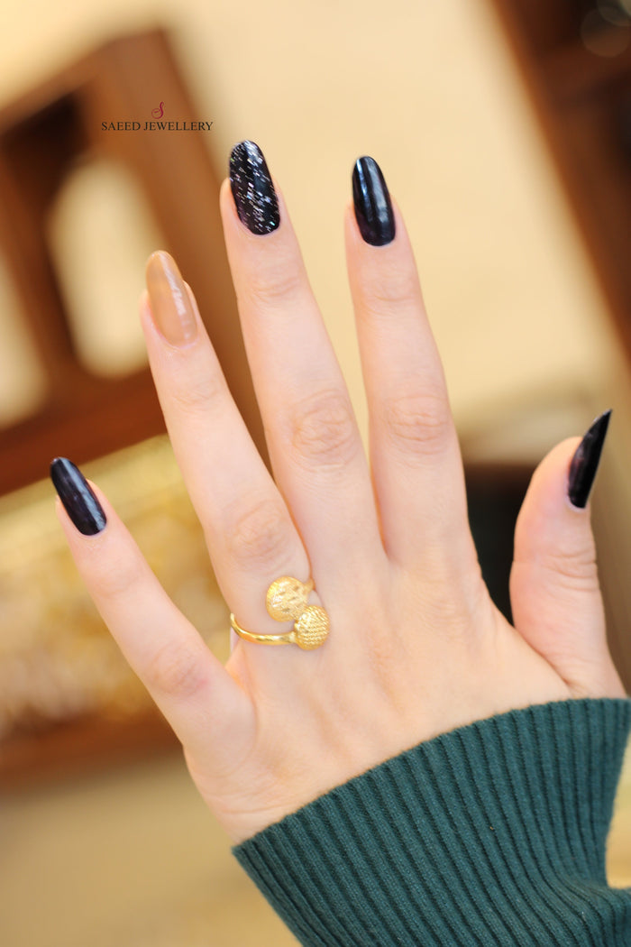 21K Gold Fancy Ring by Saeed Jewelry - Image 8