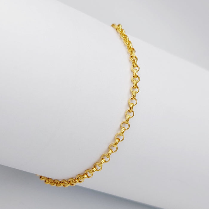 21K Fancy Zard Bracelet Made of 21K Yellow Gold by Saeed Jewelry-25270
