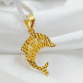 21K Fish Pendant Made of 21K Yellow Gold by Saeed Jewelry-26049