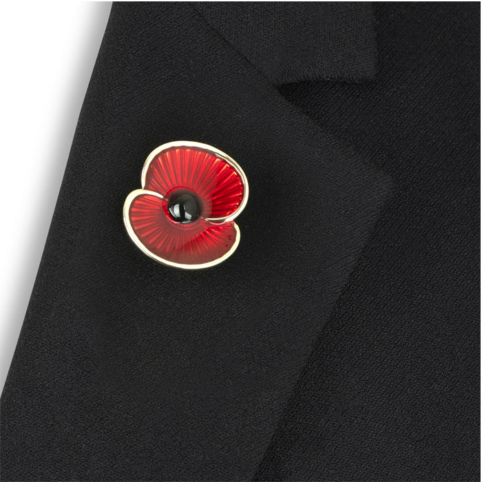 Flanders Field Poppy Brooch