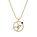 Flying Nightingales Poppy Necklace