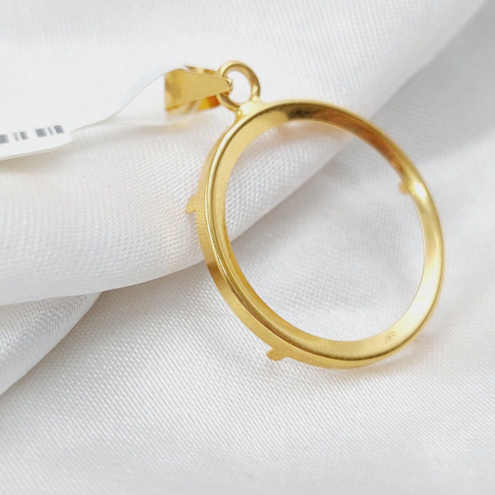 21K Gold Frame Pendant by Saeed Jewelry - Image 5
