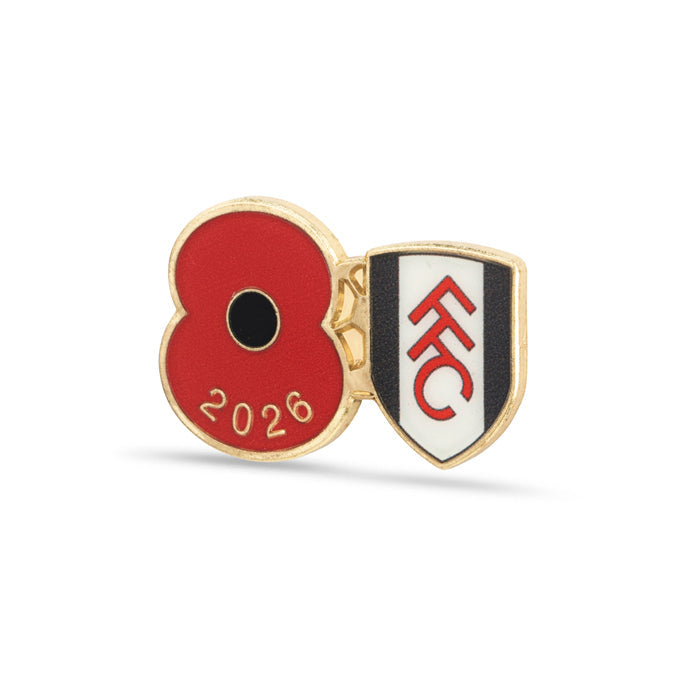 Fulham Poppy Football Pin 2026
