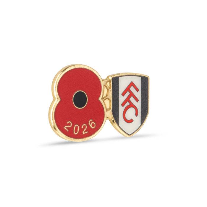 Fulham Poppy Football Pin 2026