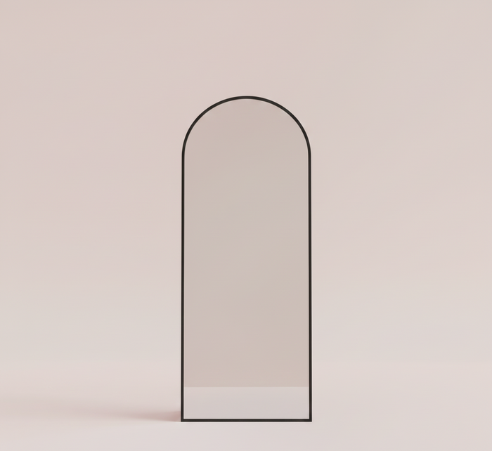 Full-Length Arched Floor Mirror
