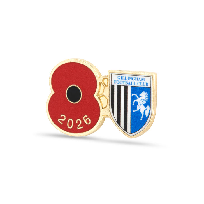 Gillingham Poppy Football Pin 2026