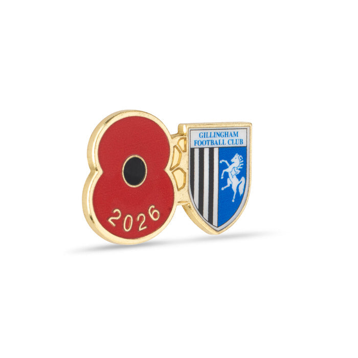 Gillingham Poppy Football Pin 2026