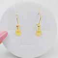 21K Hand Earrings Made of 21K Yellow Gold by Saeed Jewelry-25726