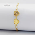 Heart Bracelet  Made Of 18K Yellow Gold by Saeed Jewelry-29630