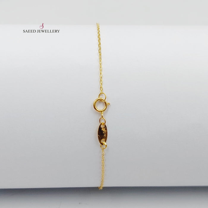 Heart Bracelet  Made Of 18K Yellow Gold by Saeed Jewelry-29630