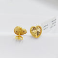 Heart Earrings  Made Of 18K Yellow Gold by Saeed Jewelry-29621