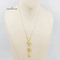 18K Heart Necklace Made of 18K Yellow Gold by Saeed Jewelry-26100