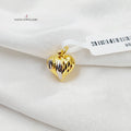 Heart Pendant Made Of 21K Colored Gold by Saeed Jewelry-30288