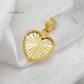 Heart Pendant Made Of 18K Yellow Gold by Saeed Jewelry-28522
