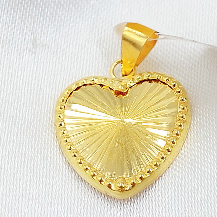 18K تعليقة قلب-مجوهرات الشيخ سعيد-Saeed Jewelry