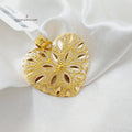 Heart Pendant Made Of 21K Yellow Gold by Saeed Jewelry-27712