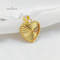 Heart Pendant  Made Of 18K Yellow Gold by Saeed Jewelry-29640