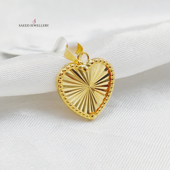 Heart Pendant  Made Of 18K Yellow Gold by Saeed Jewelry-29640