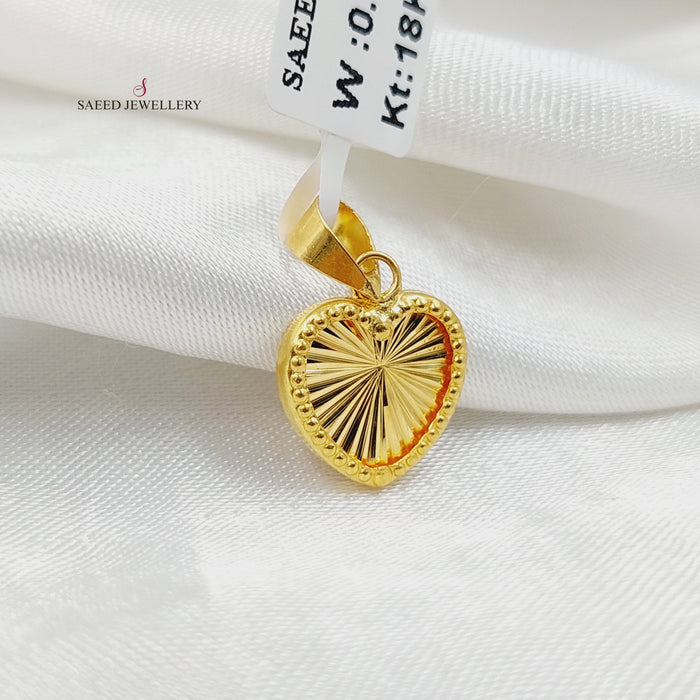18K تعليقة قلب-مجوهرات الشيخ سعيد-Saeed Jewelry